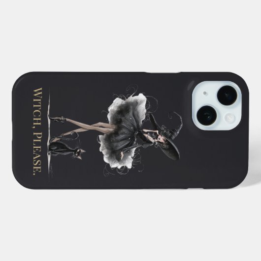 Witch, Please – Gothic Witch Phone Case (Rückseite (Horizontal))