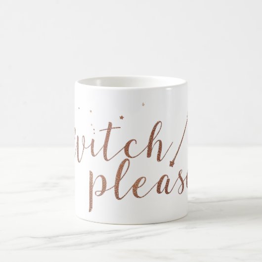 Witch Please Mug | Funny Minimalist Halloween Cup Kaffeetasse (Mittel)