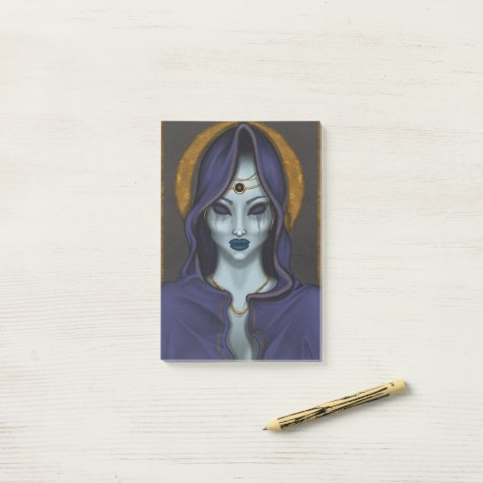 WITCH POST-IT KLEBEZETTEL (Auf Schreibtisch)