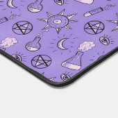Witch Potions Purple Alchemy Pattern Schreibtischunterlage (Ecke)
