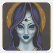 WITCH QUADRATISCHER AUFKLEBER (Vorderseite)