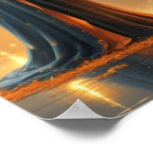 Witch Queen – Halloween Alphabet Wall Art Poster (Ecke)