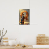 Witch Queen – Halloween Alphabet Wall Art Poster (Küche)