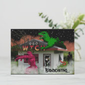 WiTCH RADIO (benutzerdefinierbar) durch Slipperywi Einladung (Stehend Vorderseite)