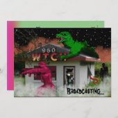 WiTCH RADIO (benutzerdefinierbar) durch Slipperywi Einladung (Vorne/Hinten)