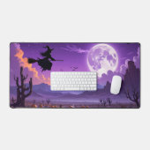 Witch Ride Under the Blood Moon Desk Mat Schreibtischunterlage (Tastatur & Maus)