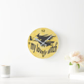 WITCH RUNDE WANDUHR (Zuhause)