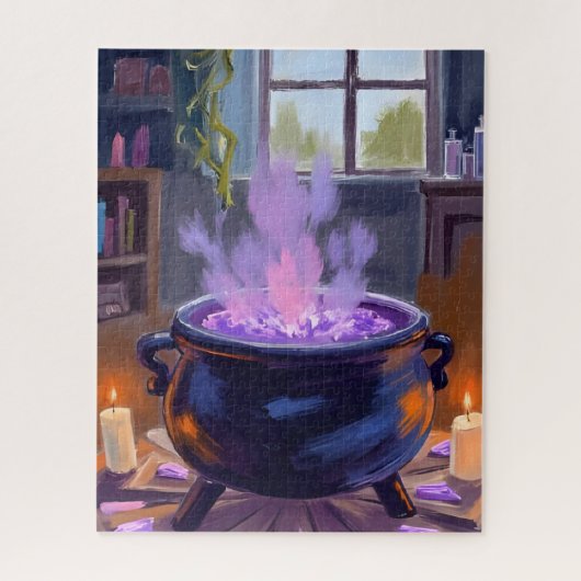 Witch’s Cauldron Halloween Spooky Puzzle (Vertikal)