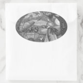 WITCH, SCHWARZE KATZE-BUGGY GOTHIC STICKERS SHEEOv (Tasche)