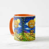 WITCH, SCHWARZE KATZE IN HOT AIR BALLOON FOLART SP TASSE (Vorderseite Links)