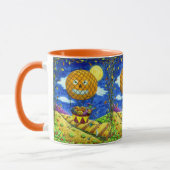 WITCH, SCHWARZE KATZE IN HOT AIR BALLOON FOLART SP TASSE (Links)