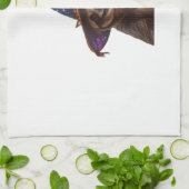 Witch Sloth Halloween trick or treat spooky pumpki Geschirrtuch (Gefaltet)