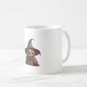 Witch Sloth Halloween trick or treat spooky pumpki Kaffeetasse (VorderseiteRechts)