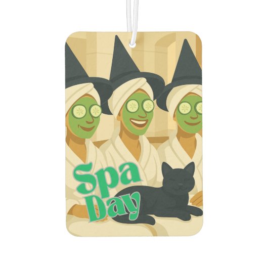 Witch Spa Day Funny Humor Autolufterfrischer (Rückseite)