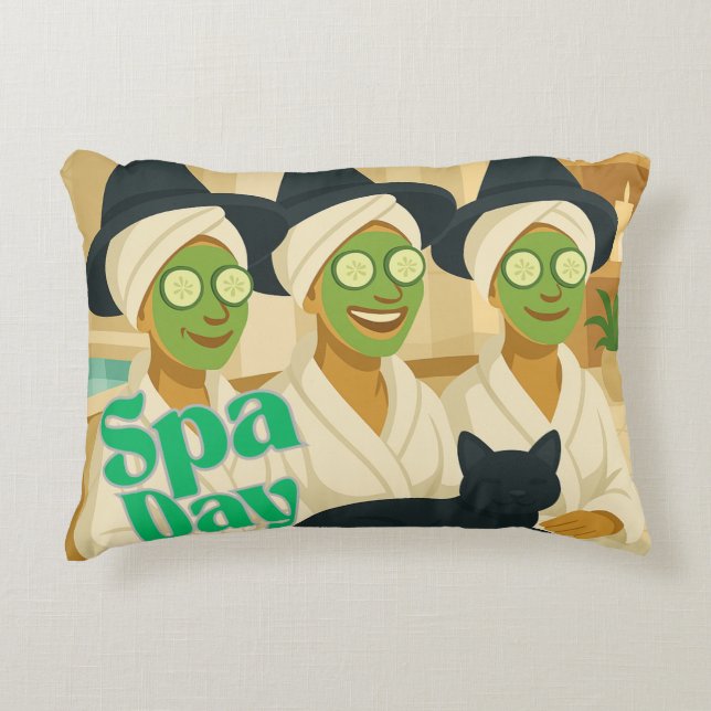 Witch Spa Day Funny Humor  Dekokissen (Vorderseite)