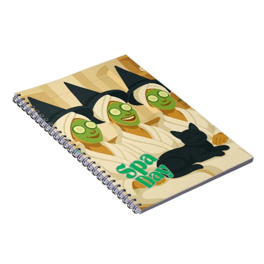 Witch Spa Day Funny Humor Notizblock (Rechte Seite)