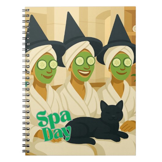 Witch Spa Day Funny Humor Notizblock (Vorderseite)
