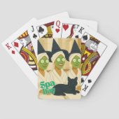 Witch Spa Day Funny Humor Spielkarten (Rückseite)