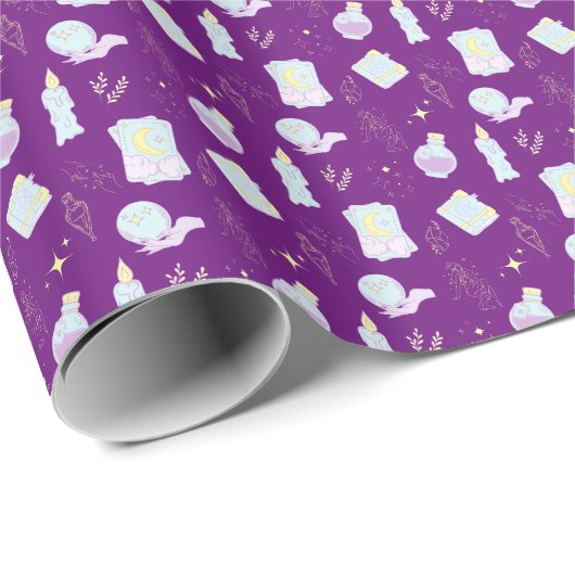 Witch Tarot Empowering Occult Esoteric Divine Geschenkpapier (Rolleneckpunkt)