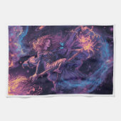 Witch tea towel geschirrtuch (Horizontal)