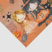 Witch Way? Cute Monsters Halloween Tissue Paper Seidenpapier (Ausschnitt)