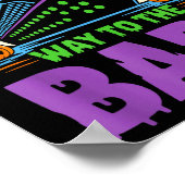 Witch Way To The Bar Funny Halloween Cruise  Poster (Ecke)