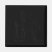 Witch Way To The Wine Funny Drinking Halloween Cos Magnet (Vorne)