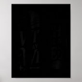 Witch Way To The Wine Funny Drinking Halloween Cos Poster (Vorne)