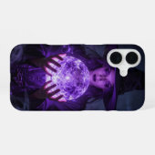 Witch with Glowing Orb Purple Case iPhone 16 Hülle (Rückseite (Horizontal))