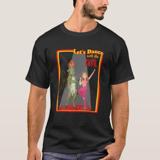 Witchcraft Let's Dance with the Devil Baphomet Sat T-Shirt (Vorderseite)