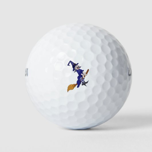 Witchcraft on Halloween with my Broom Golfball (Vorderseite)