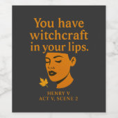 Witchcraft on your lips weinetikett (Einzelnes Label)