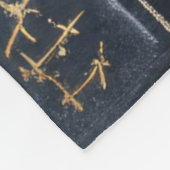 Witchcraft Potion Pattern – Halloween Magic Fleecedecke (Ecke)