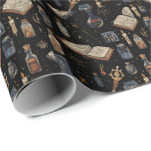 Witchcraft Potion Pattern – Halloween Magic Geschenkpapier (Rolleneckpunkt)