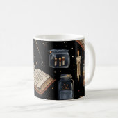 Witchcraft Potion Pattern – Halloween Magic Kaffeetasse (VorderseiteRechts)