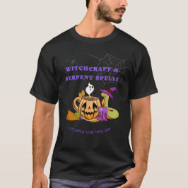 "Witchcraft & Serpent Zaubers" Witziges Halloween T-Shirt