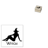 Witchcraft Stationary Wood Art Briefmarke Black Gummistempel (Stempel)