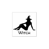 Witchcraft Stationary Wood Art Briefmarke Black Gummistempel (Prägung)