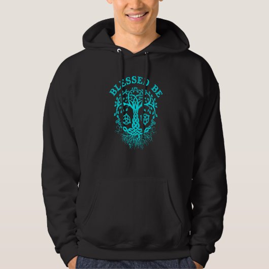 Witchcraft Wiccan Pagan Tree Of Life 8 Hoodie (Vorderseite)