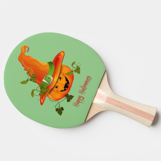 Witchcraft Wonder: Halloween Ping Pong Paddle Tischtennis Schläger (Seitenansicht)