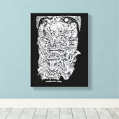 Witches and Devils, Brian Benson. Leinwanddruck (Insitu (Holzboden))