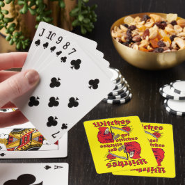 WITCHES BEKOMMEN STITCHEN lustig beängstigenden ha Spielkarten