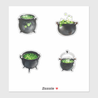 Witches Black Cauldron Aufkleber