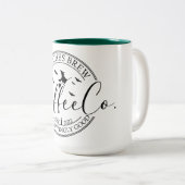 WITCHES BREW COFFEE CO. HALLOWEEN SPOOKY 2022 TASS ZWEIFARBIGE TASSE (VorderseiteRechts)