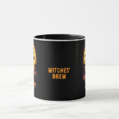 WITCHES' BREW Halloween, Black Cat editierbar Tasse (Zentrum)