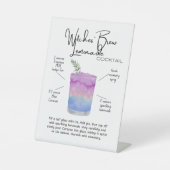 Witches’ Brew Lemonade Cocktail Sockelschild (Vorderseite)