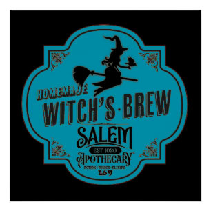 WITCHES BREW-lustiger Hals Poster