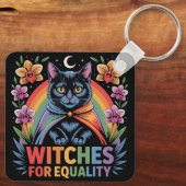 Witches For Equality Feminist Schlüsselanhänger (Rückseite)