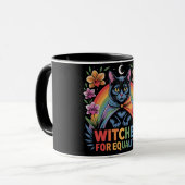 Witches For Equality Feminist Tasse (Vorderseite Links)