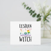 Witches LGBTQ | Witch Witchcraft Rainbow Gift Idea Postkarte (Stehend Vorderseite)